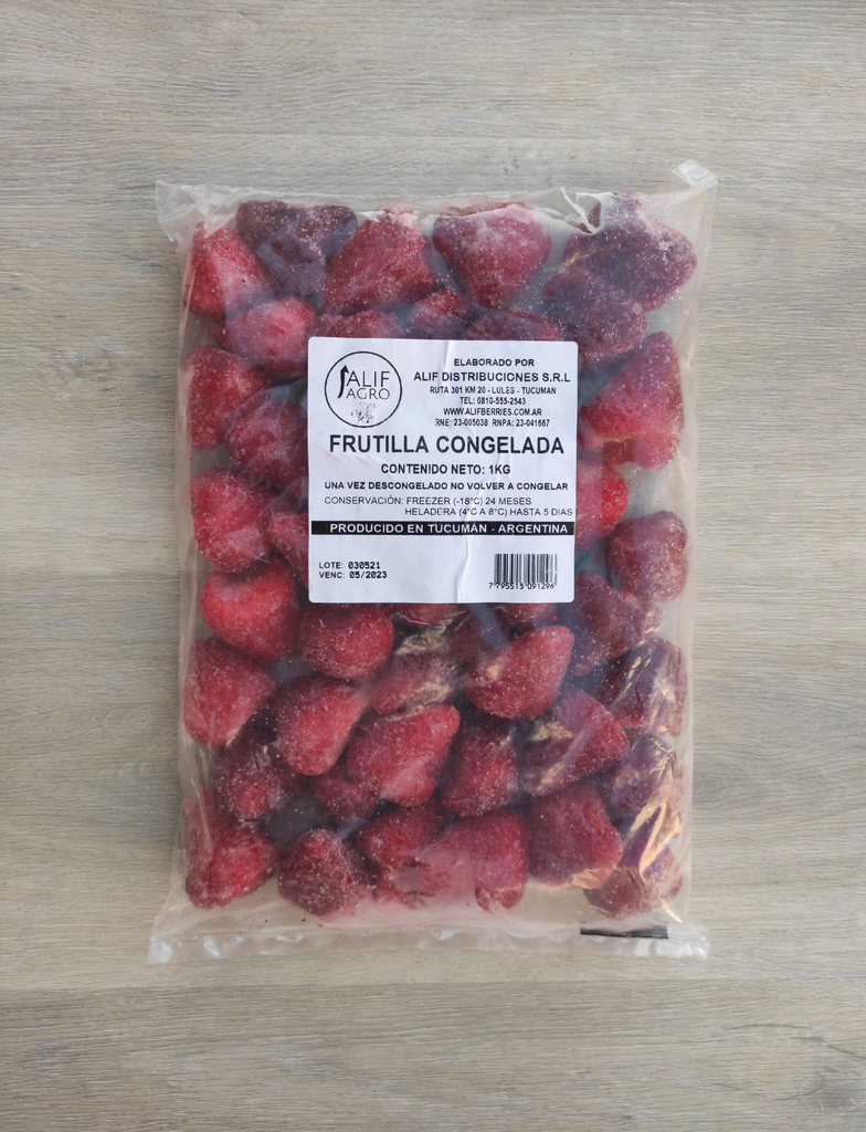 frutilla congelada